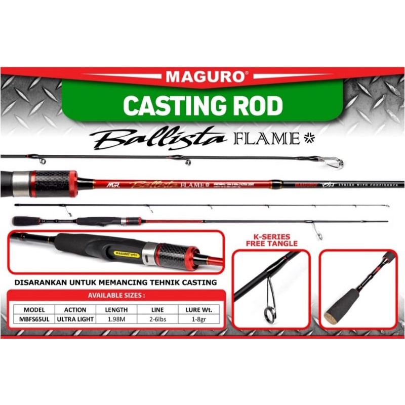 (COD) Joran Ultra Light Maguro Ballista 2 - 6 lb