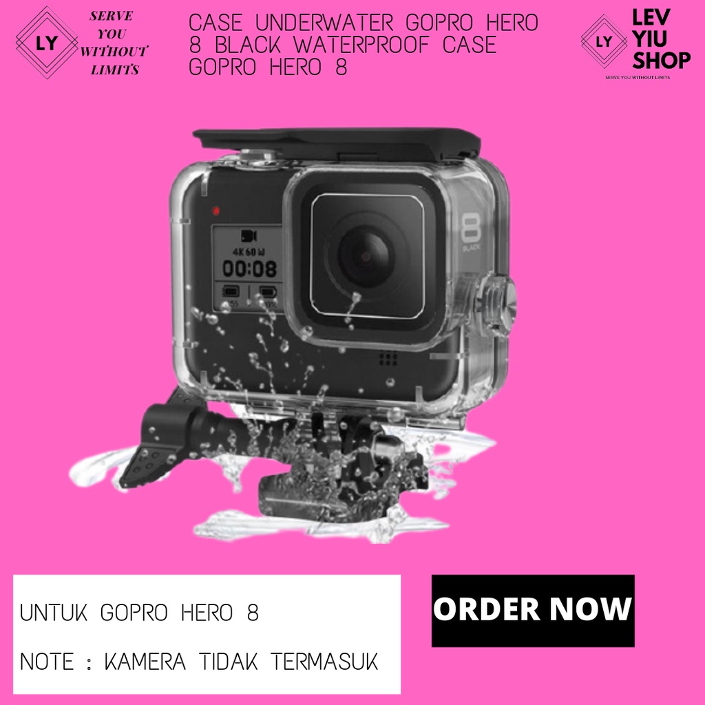 Case Underwater Gopro Hero 8 Black Waterproof Case Go Pro 8 Hero8 Gopro8