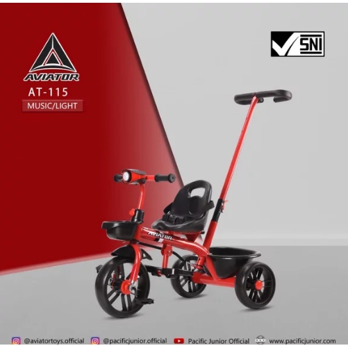 Sepeda Roda Tiga Aviator AT 115 Musik dan Lampu