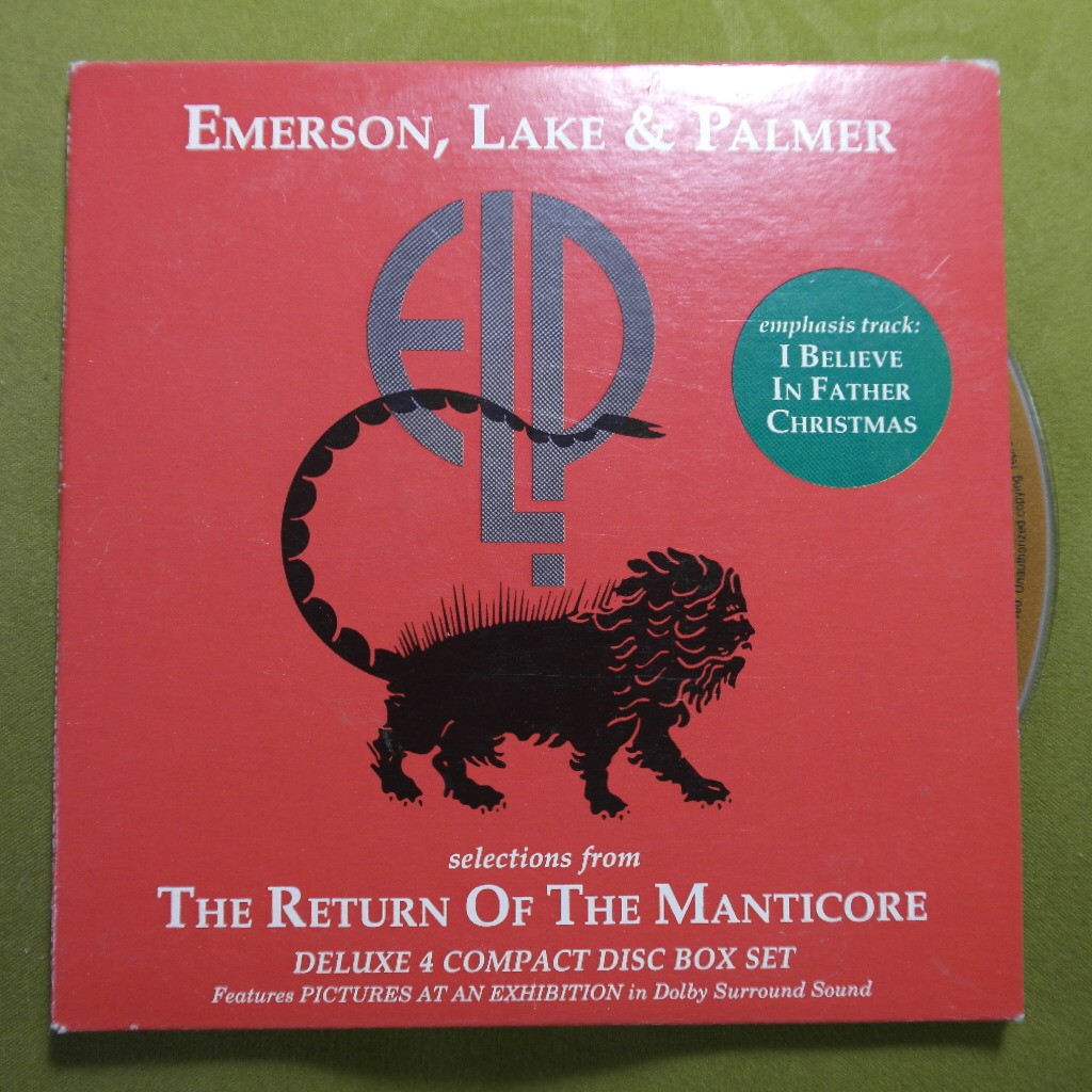 CD EMERSON LAKE PALMER - THE RETURN OF MANTICORE