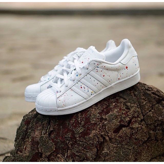 Sepatu Casual Original Adidas Superstar Polka