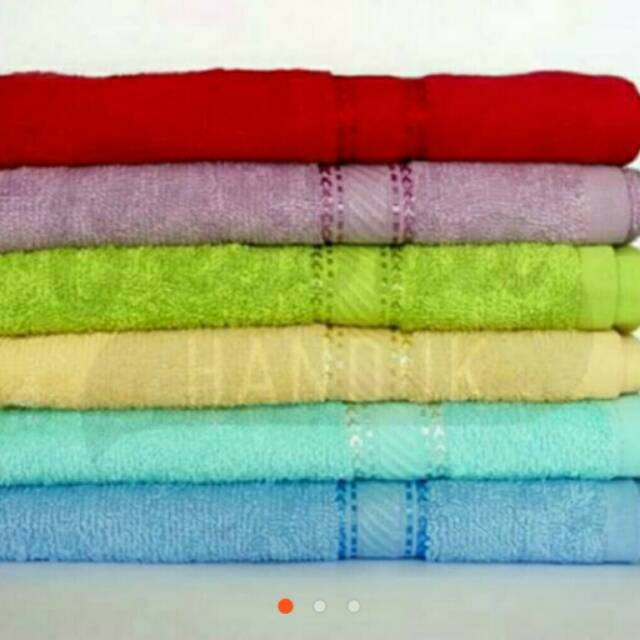 [Termurah] Handuk Merah putih jumbo 70x135