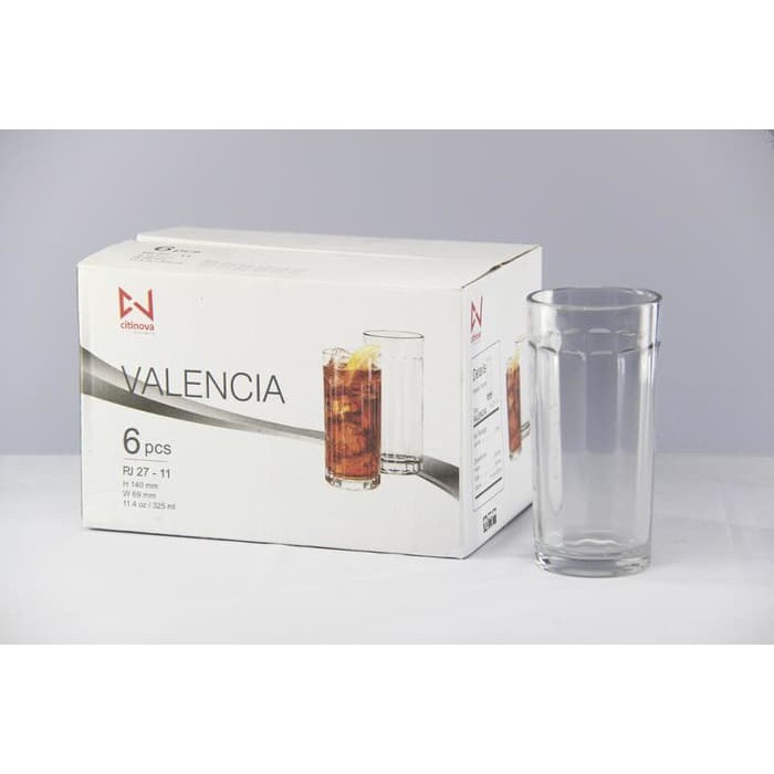Gelas Kaca Citinova Valencia 6pc