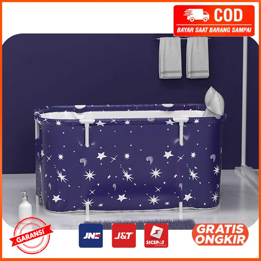 SPA Bathtub Lipat Portable Adult Folding Bath 140x55x50cm 18403