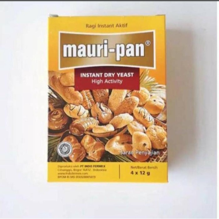 

Ds2011Z Ragi Instant Roti Kue Mauripan Instant Dry Yeast 4X12Gram Xz20X1Z11