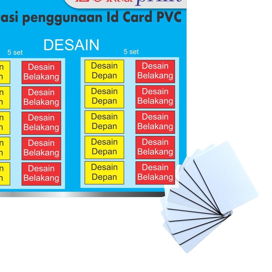 

Ready Stok Bahan ID Card PVC 0,96mm Potongan Inkjet 10 Pcs Tinggal Print overlay printer biasa produck terbaik