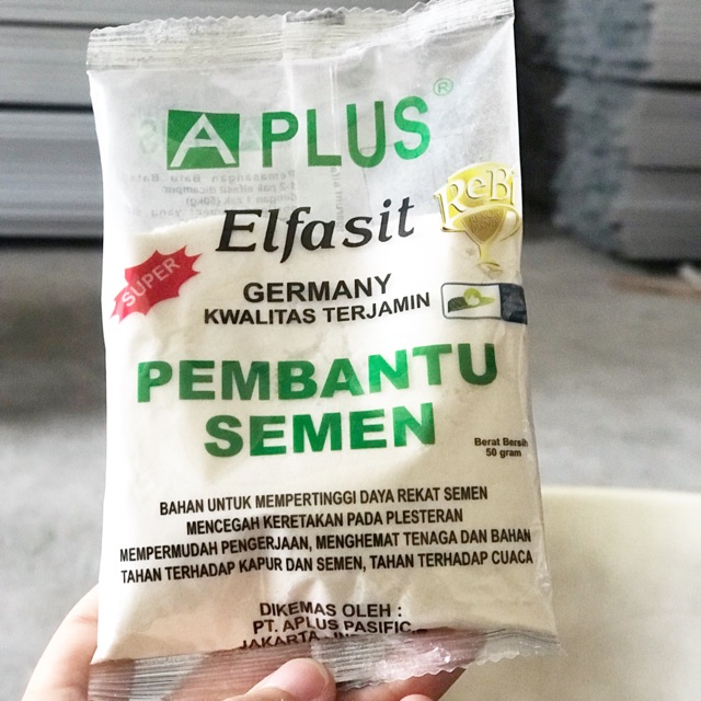 Elfasit Alkasit Aplus campuran untuk semen agar menghindari retak