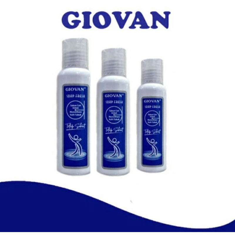 GIOVAN SABUN CAIR UNTUK BAYI 90ML BIRU PROMO MURAH