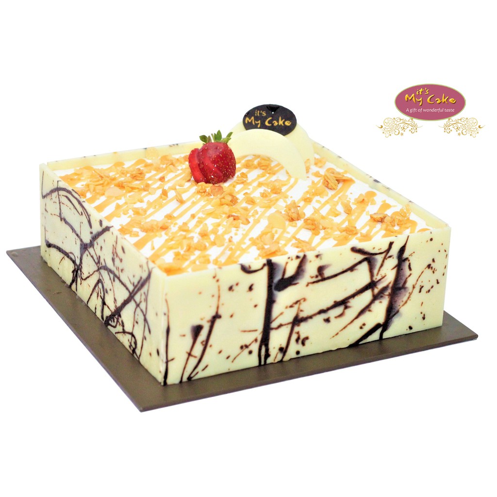 

Almond Carameliz Cake Its My Cake Jakarta