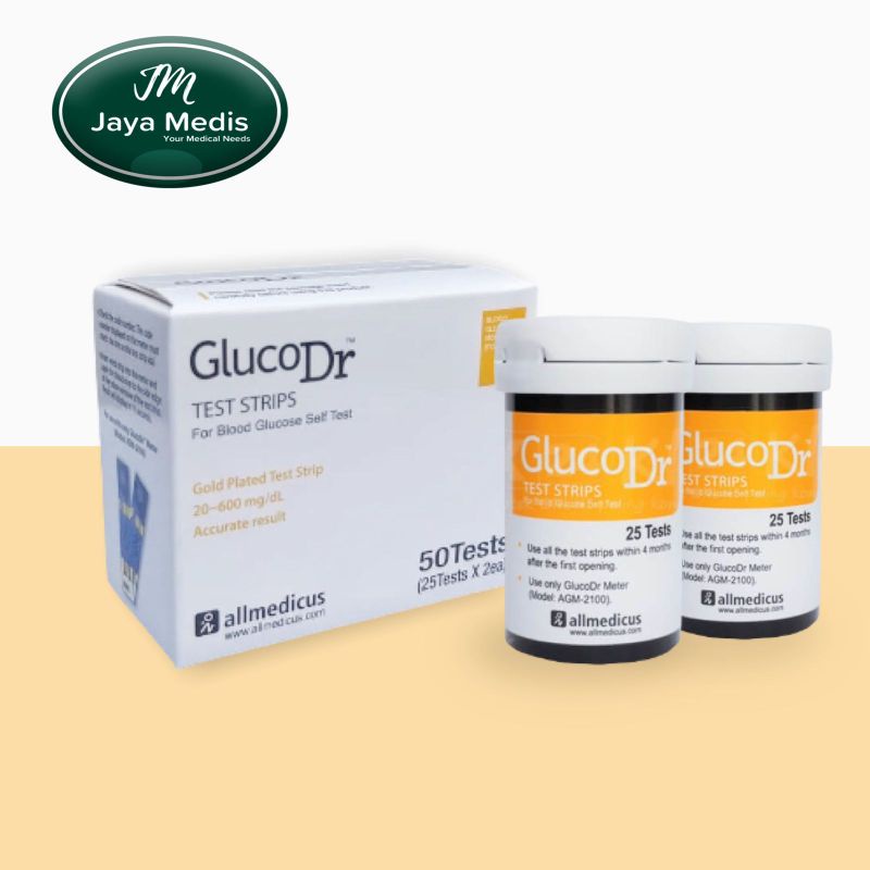 Strip Gluco Dr Bio Sensor Glucose / Gula Darah