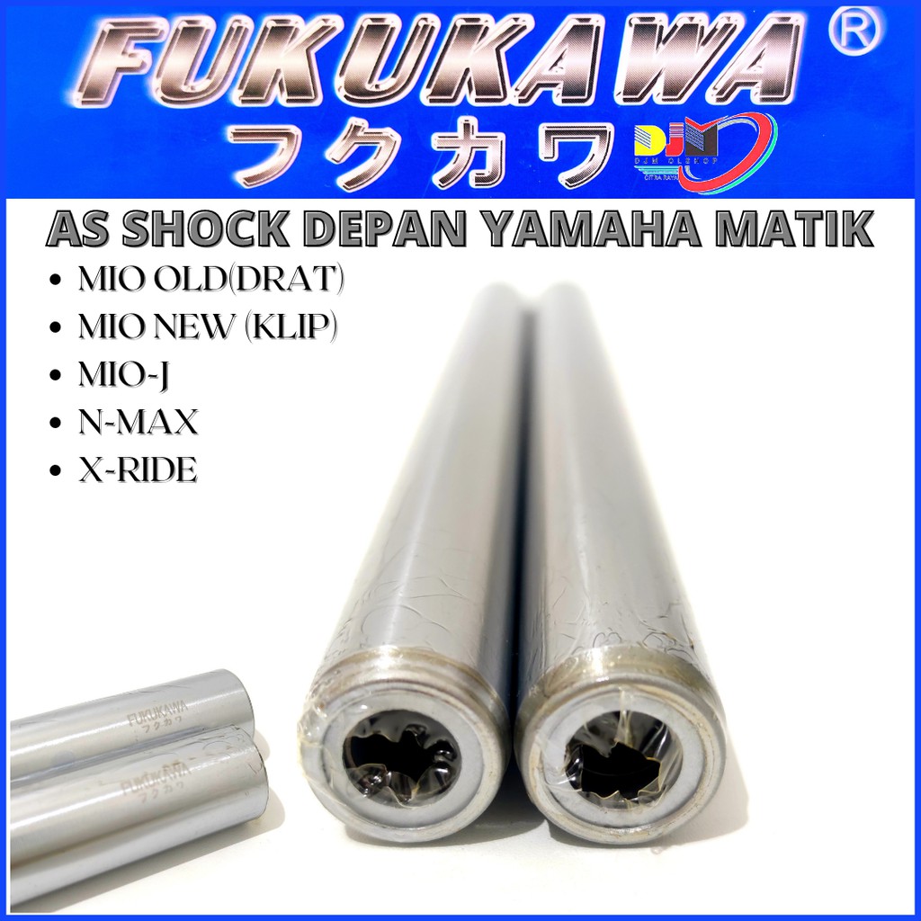 As Shock Depan Fukukawa Yamaha Matik Mio 5TL, Mio New 28D, Mio J, N-Max, X-Ride, 2pc