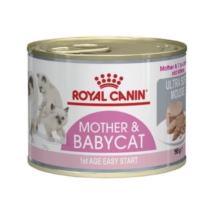 Royal Canin Mother And Baby Cat Can 195gr Makanan Kucing Kaleng