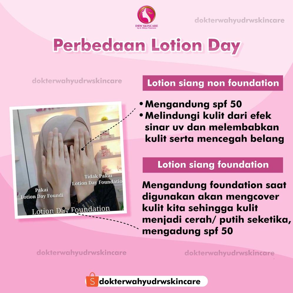 Wajib Baca Penggunaan !! Drw Skincare Original Handbody Day Body Lotion Whitening Lotion Pemutih Badan Drw