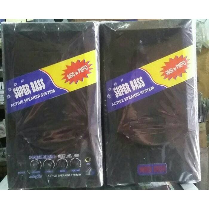 Speaker Aktif Power Grand Super Bass Karaoke Tipe 777 KR