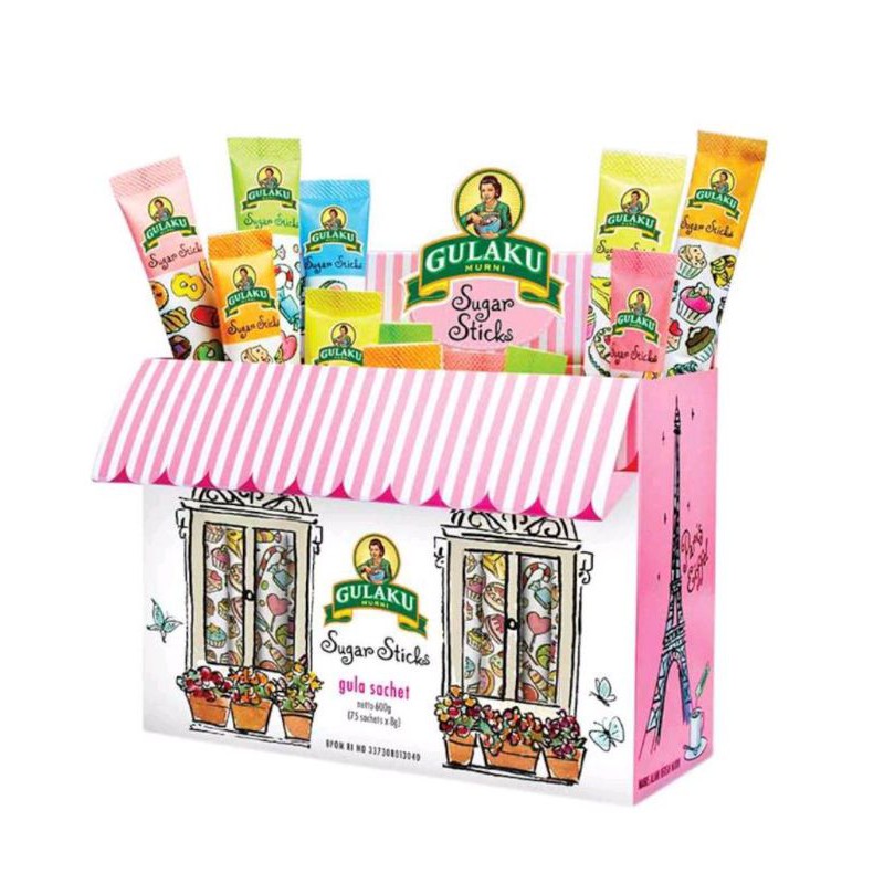 

GULAKU SUGAR STICKS PARIS EDITION 75×8GR