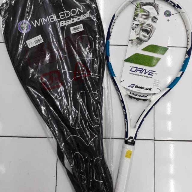 RAKET BABOLAT PURE DRIVE LITE WIMBLEDON - GT - FSI - CORTEX - TECHNOLOGY - ORIGINAL