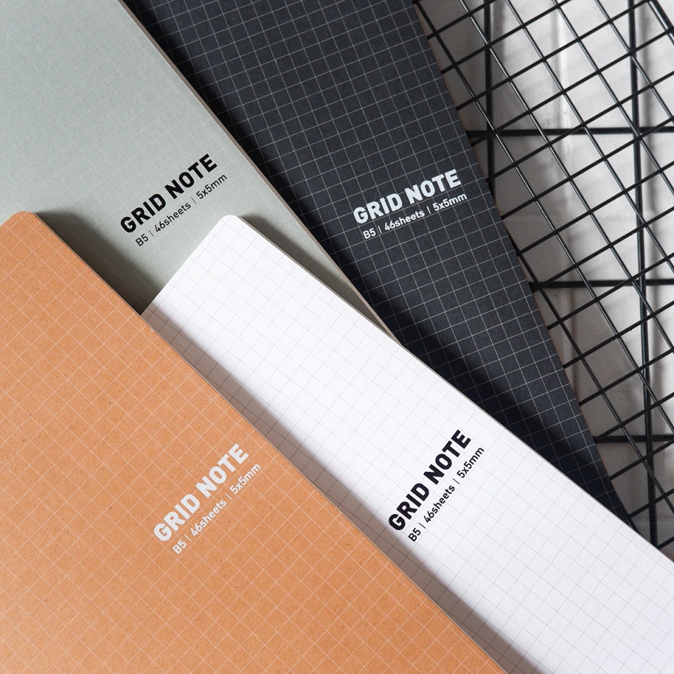 

Grid Note Minimalist Grid Notebook B5 / Notebook Kotak B5