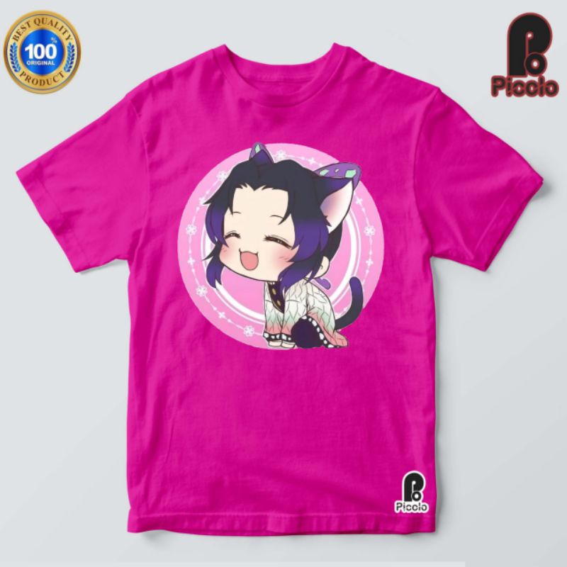 baju kaos anak shinobu kocho anime atasan unsex bahan premium