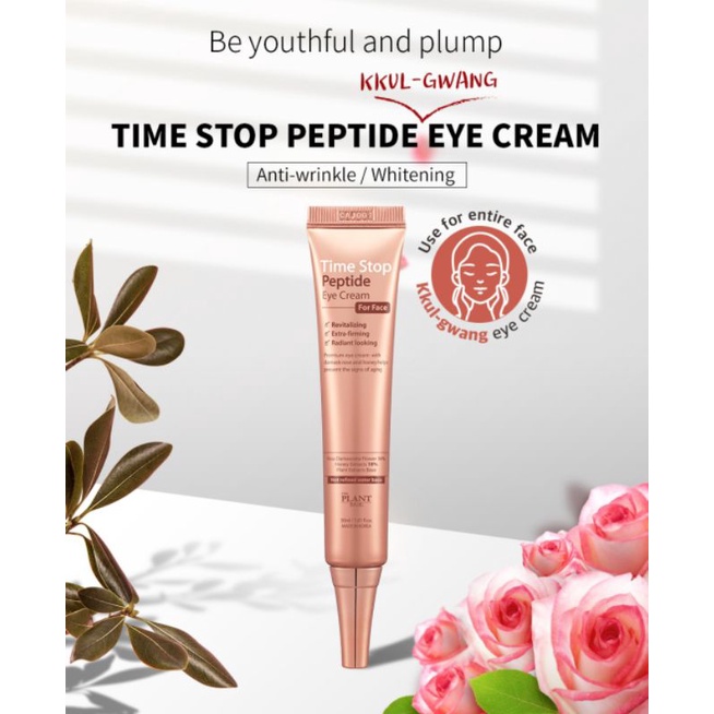Time Stop Peptide Eye Cream : Eye Cream With Peptides – QAQCEX