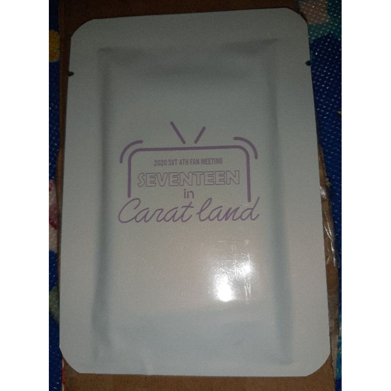 Trading Card Sealed/Unsealed Seventeen in Caratland 4th Fanmeeting Cek Note