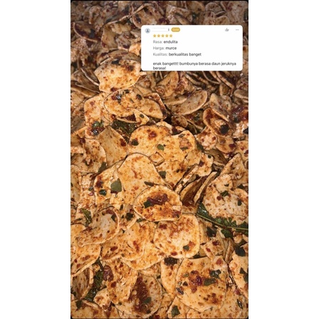 

Basreng Baso Goreng Gurih Renyah Original Pedas Daun Jeruk