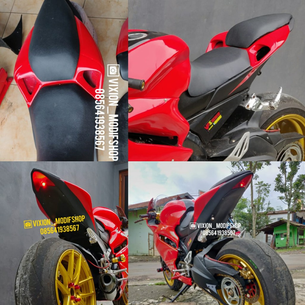 Body Belakang Ducati Pnp New Vixion Nvl Nva Buntut Vixion Shopee Indonesia