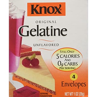 

Knox Gelatine Unflavored Gelatin Bubuk 28gr