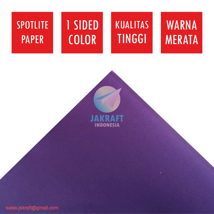 

Kertas Karton Asturo Warna Ungu Tua Violet (60 x 40 cm) Scotlite
