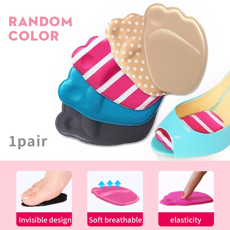 Insole Bantal Sisipan Sepatu Hak Tinggi Wanita Dengan Desain Elastis Nyaman Anti Slip