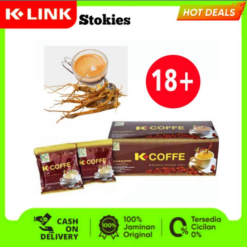 

Coffe ginseng original isi 20 sachet