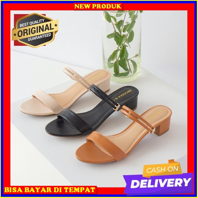Sepatu Heels Wanita Sepatu Hak Tutup Sepatu Kerja Cewe Houndstooth Sepatu Import J7216 Sandal Hils W