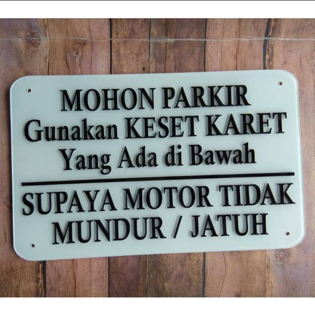 

Papan nama akrilik