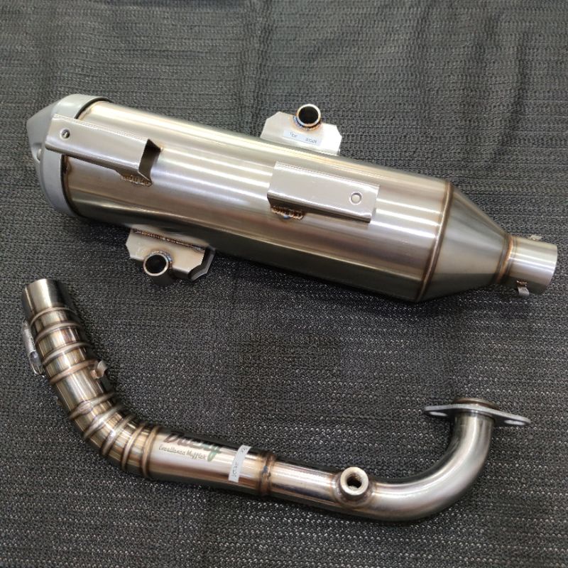 KNALPOT TSUKIGI DAENG DV FULL STAINLESS VARIO150 PCX NEW AEROX155 NMAX OLD, NEW 2020 ADV PCX160 2021-Pcx 160 2021