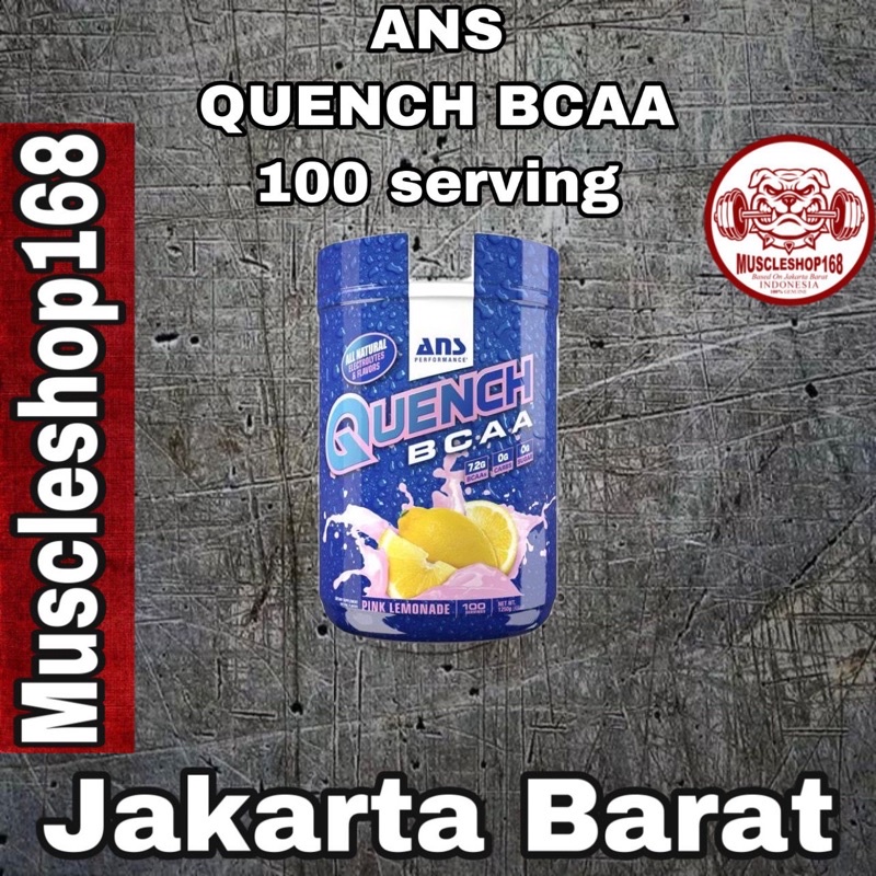 ANS Quench 100 Serving BCAA 0 Fat 0 Sugar 0 Calorie Tanpa Pewarna