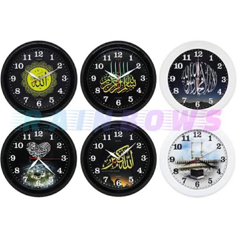 jam dinding kaligrafi jam ogana