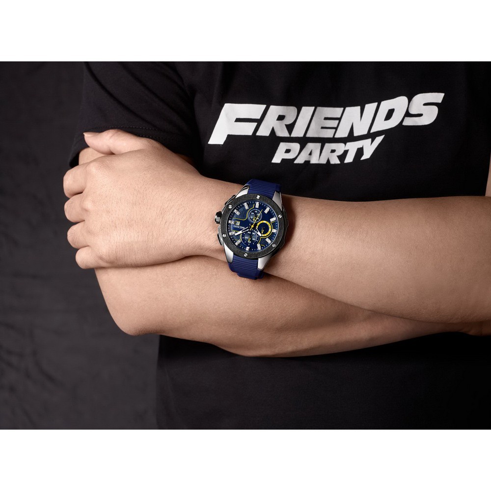 Hot Limited   Jam Tangan Pria 2018   Megir 2053   Sport Watch   Strap Silikon   Headset Kekinian