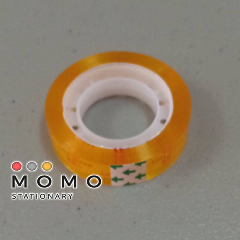 

selotip kecil / selasiban kecil bening 12mm / cello tape kecil (12 pcs)