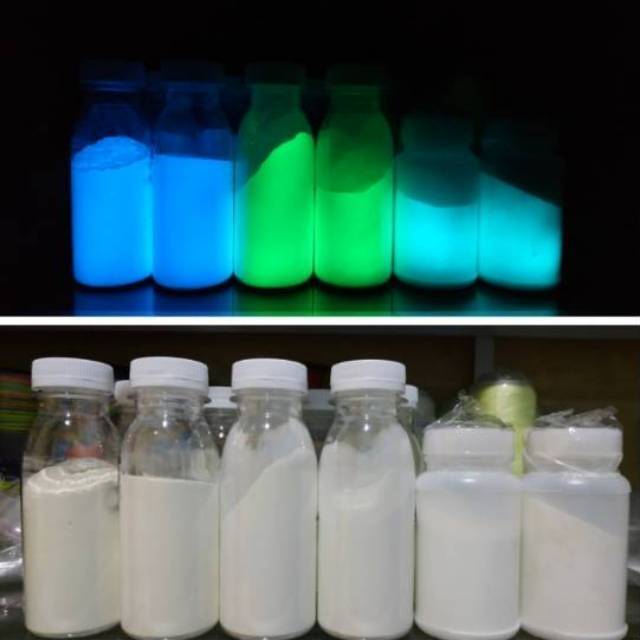 Bubuk fosfor strontium Glow in the dark / super strontium 100gram