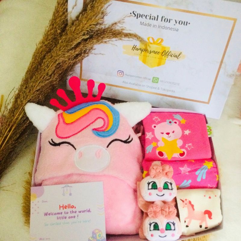 HAMPERS BAYI HAMPER BABY KADO LAHIRAN BABY GIFT HADIAH BAYI NEWBORN BAJU BONBINZOO PARSEL MURAH