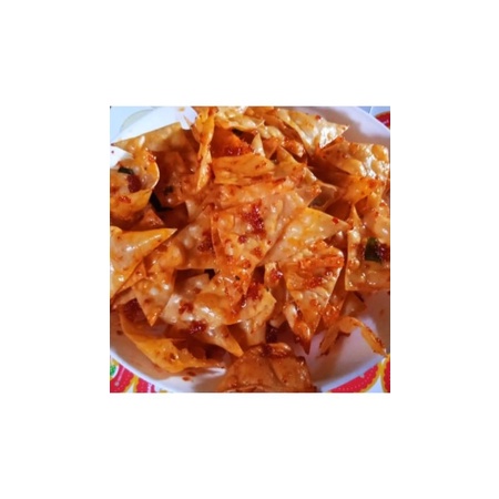 

KERIPIKPANGSITPEDASDAUNJERUK/ORIGINAL/100GRAM