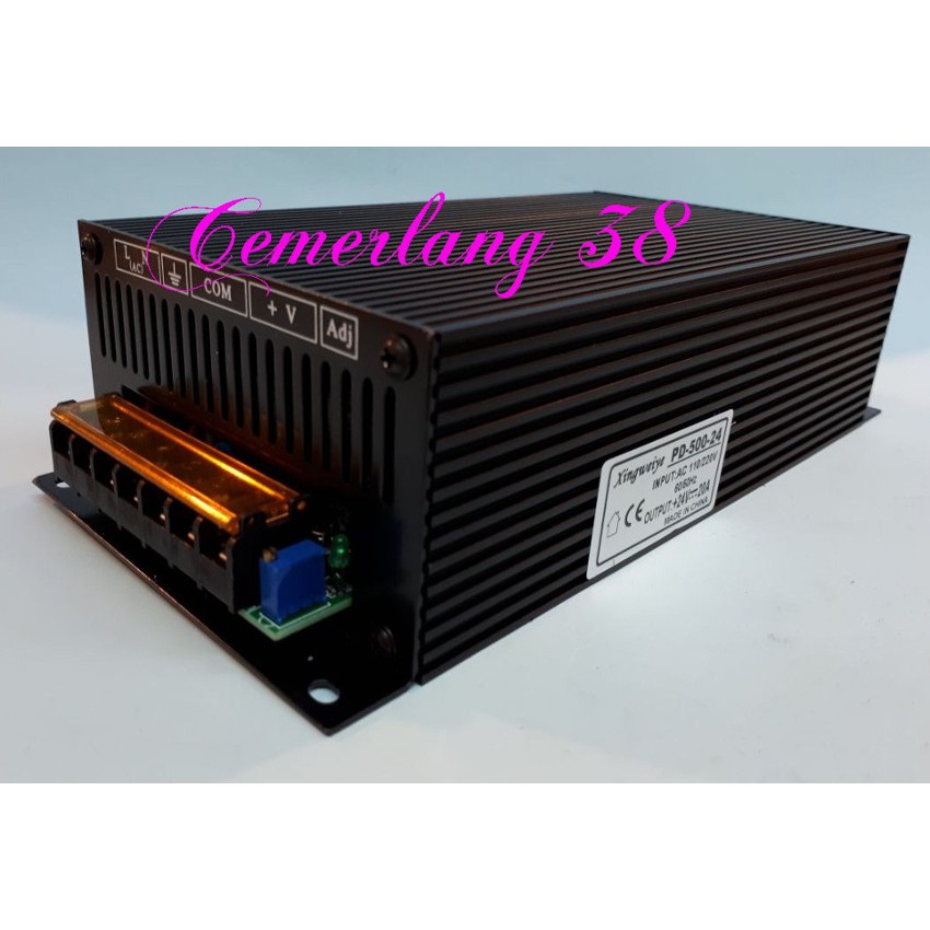 Switching Power Supply 24V 20A HITAM