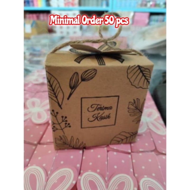 Kemasan Box untuk Souvenir mangkok ayam jago mini