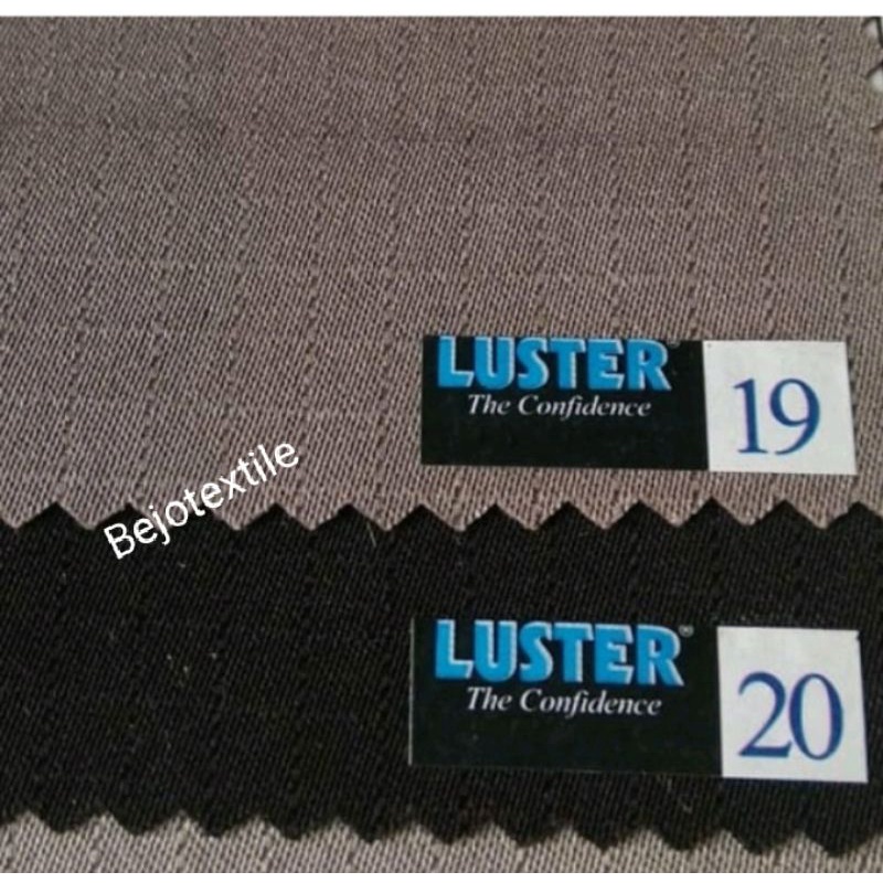 kain seragam polri Luster kotak bahan Pdl