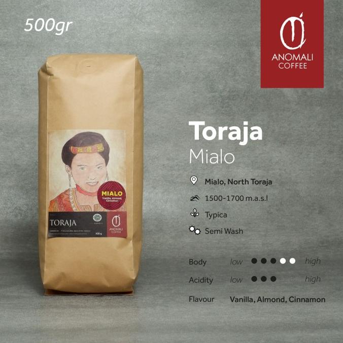 

[COD] Anomali Coffee Biji Kopi Toraja Mialo 500gr [COD]