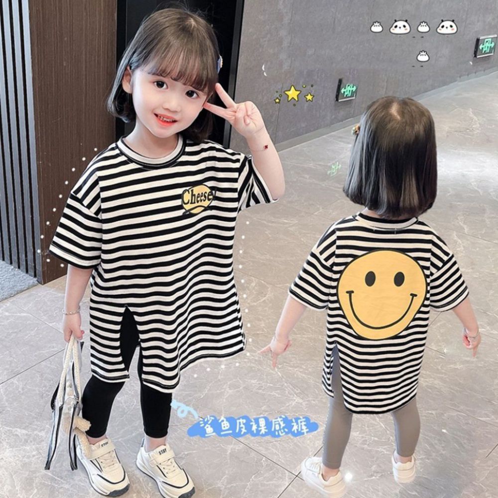 [PRINCESS KESLI] 1-9 Tahun Kaos Katun Anak Perempuan premium import/Perempuan Gaun Lengan Pendek/kaos dress anak cewek/baju anak perempuan