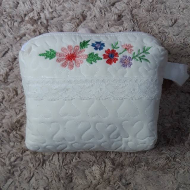 Mukena Bordir Travel Abutai Premium (Preloved)