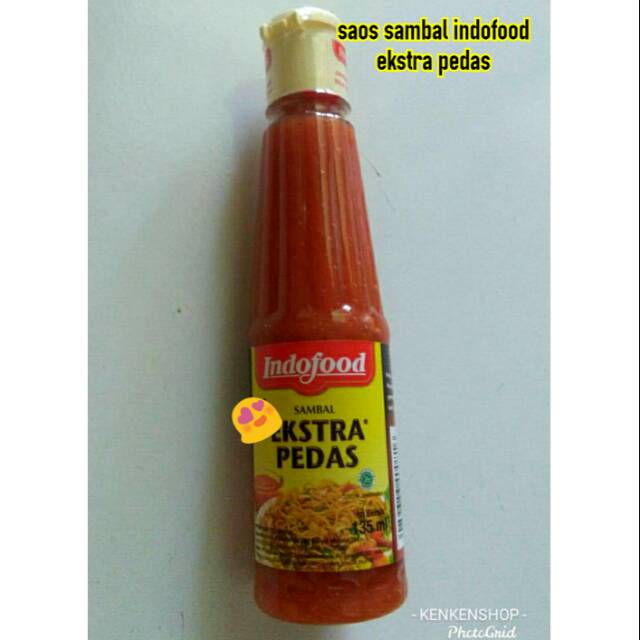 

Saos sambal indofood ekstra pedas