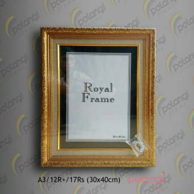 Bingkai foto a3 / 17R Linen ukir