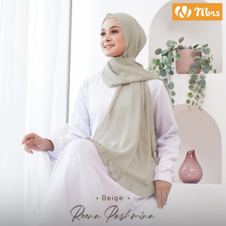 BISA COD - Jilbab Instan Hijab Instant Pastan REENA PASHMINA Pastan Nibras Sanna Babydoll