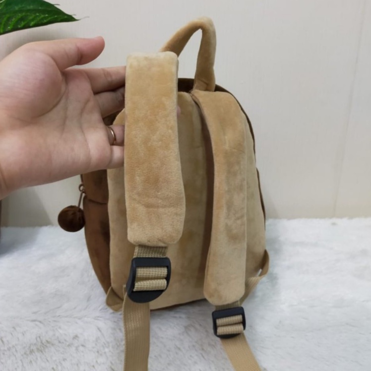 Toysopedia Tas Ransel Mario Tiger Macan/Backpack Anak Paud/Kado tas Anak/Tas Karakter Lucu/Tas Boneka